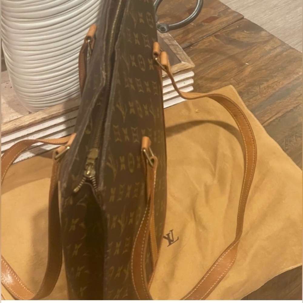 LOUIS VUITTON Brown Babylon Monogram Tote w/Dust Bag, Authentic. EUC - Picture 9 of 16